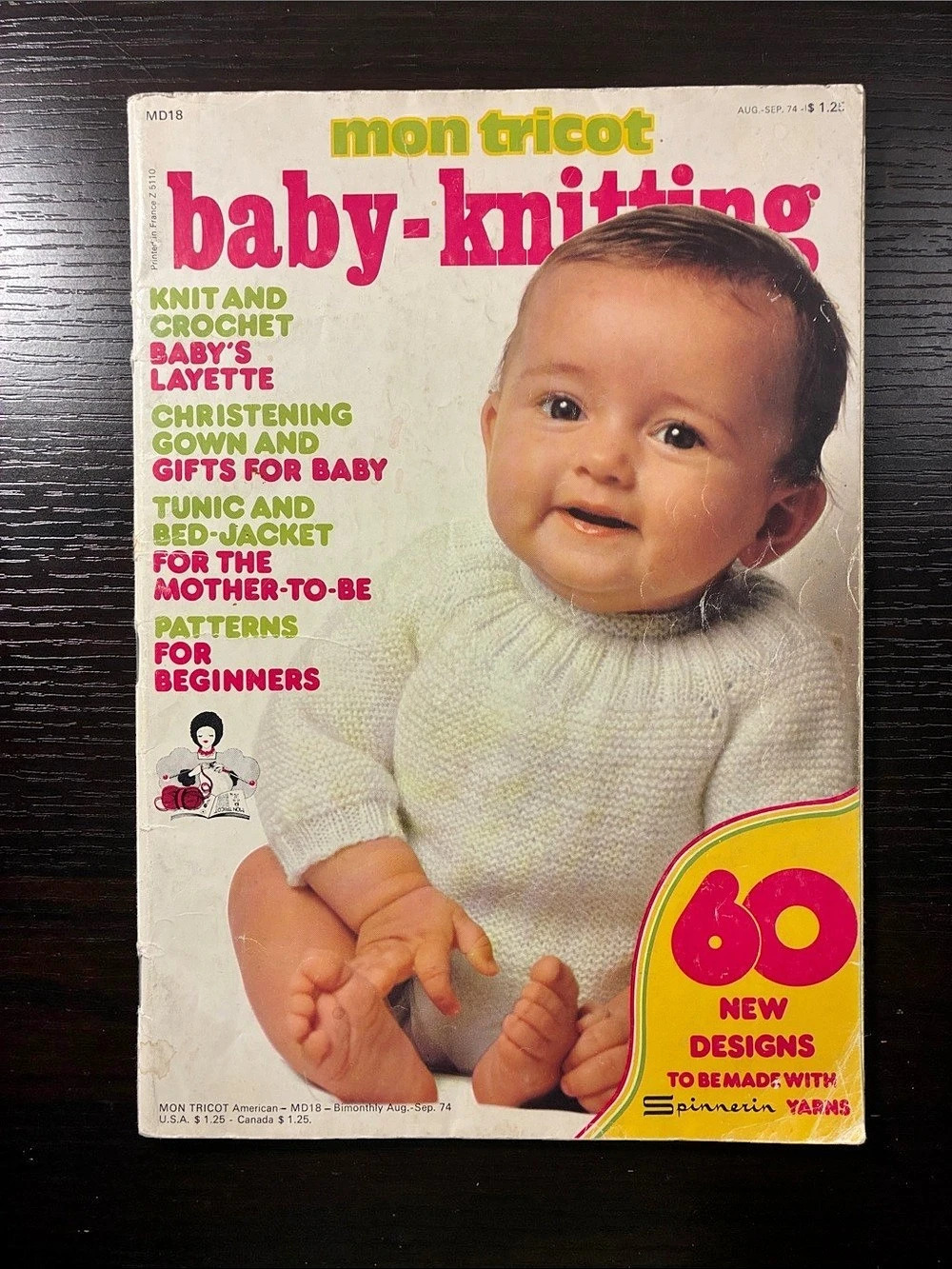 mon tricot Baby-Knitting & Crochet Pattern Book